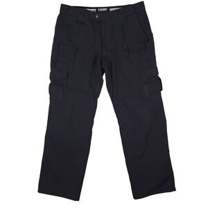 Blackhawk Tactical Cargo Pants Mens 36x32.5 Black Ripstop Lightweight Utility